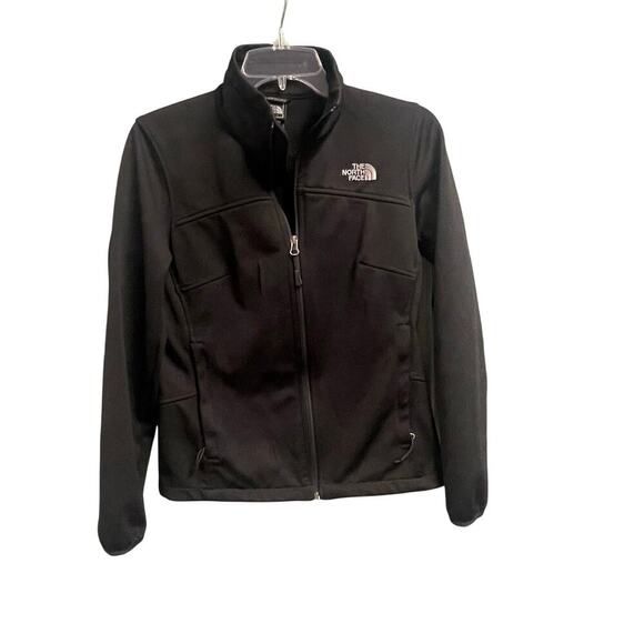 The North Face Womens Black Full Zip Jacket Size Small Minimalist Gorpcore Basic - Picture 1 of 6
